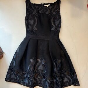 Maje Lace Peplum Dress